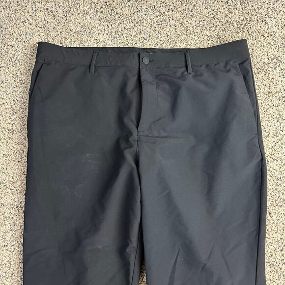 Banana Republic Men's Slim Fit Black Pants Size 40x28 Stretch Business Casual - Picture 4 of 7